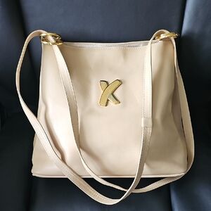 Paloma Picasso Cream Shoulder Bag